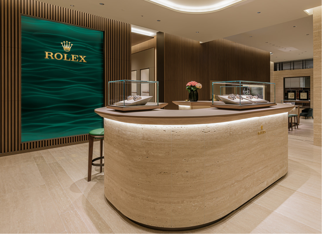 Tudor / Rolex Store Digital Scene Control